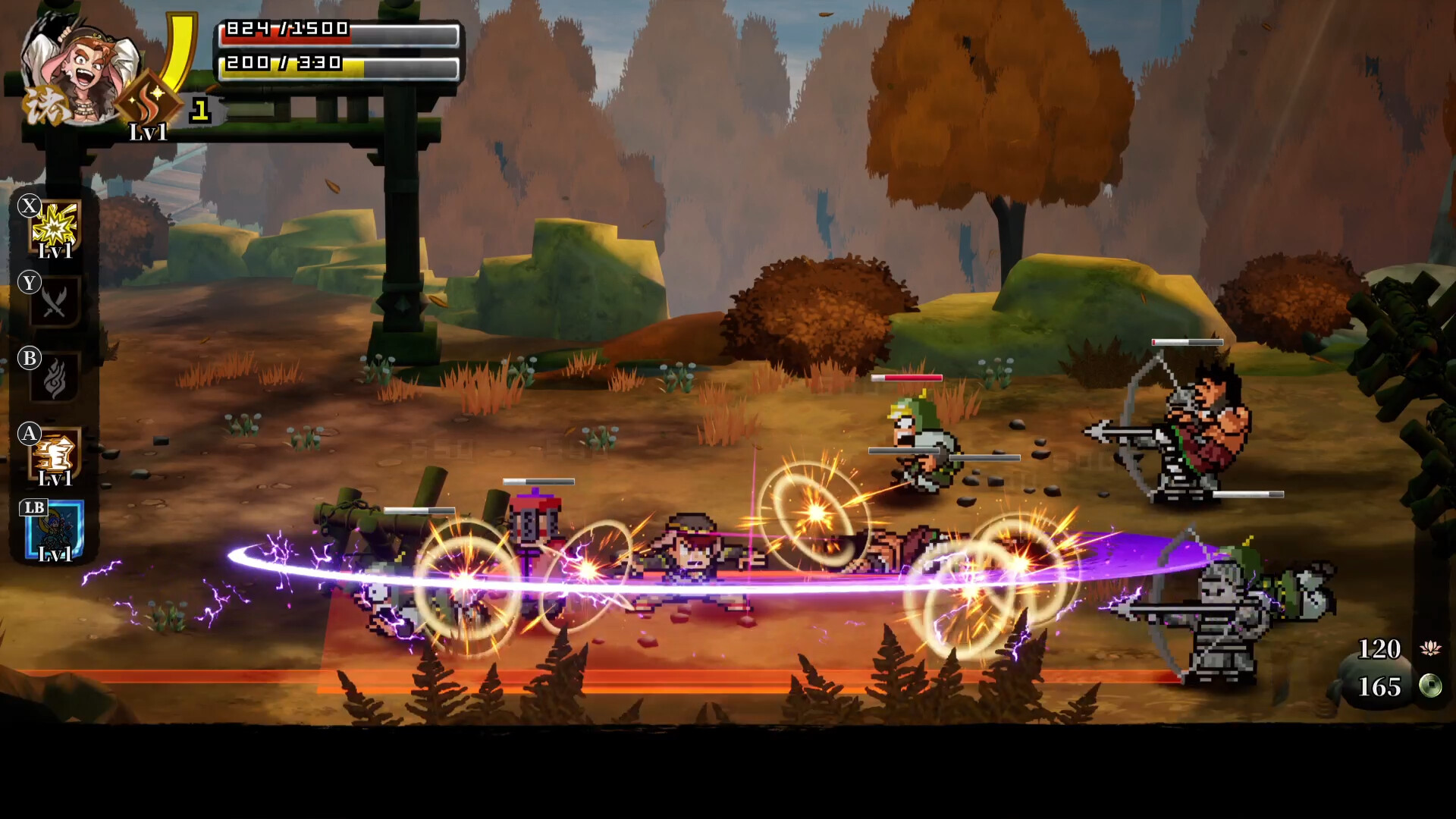 Capture d'écran de River City Saga: Journey to the West